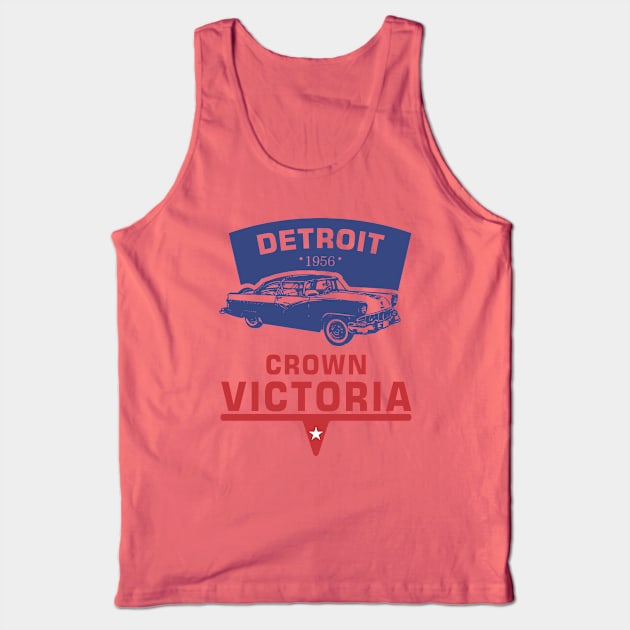 Crown Victoria - Detroit Tank Top by CC I Design